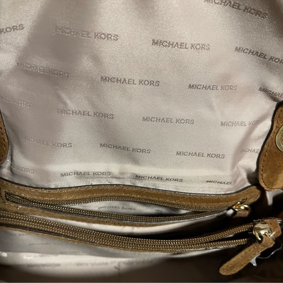 Michael Kors Suede Shoulder Bag - Picture 6 of 7